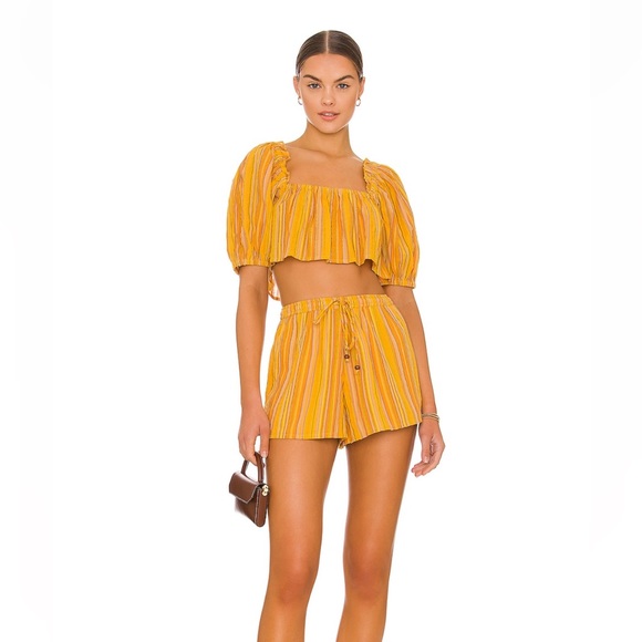 Revolve x House of Harlow 1960 matching linen set - Picture 3 of 8